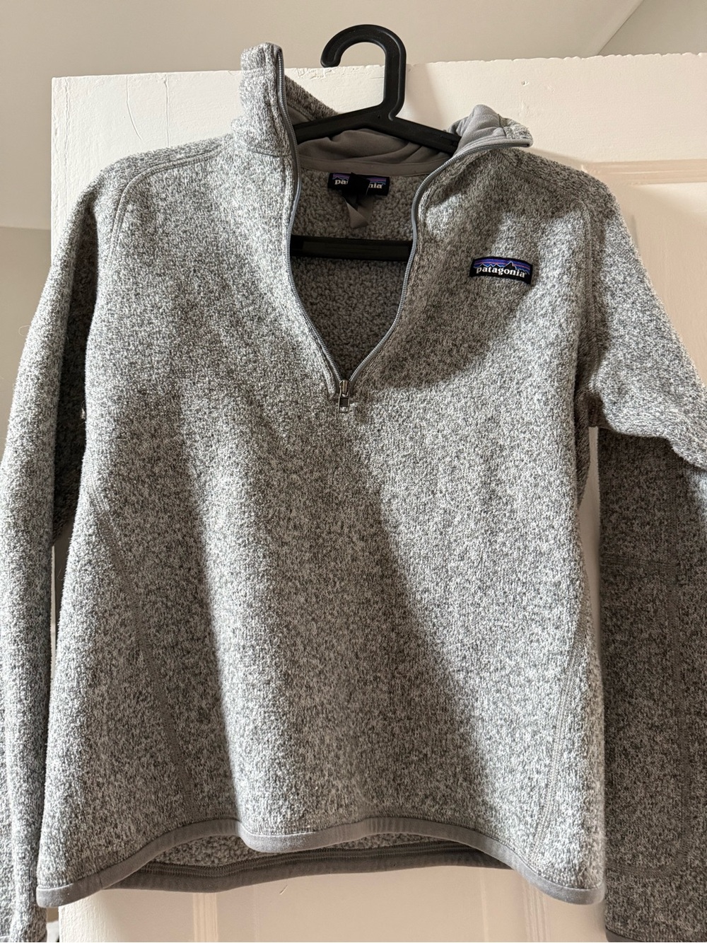 Patagonia women’s Gray Half-Zip Sweater